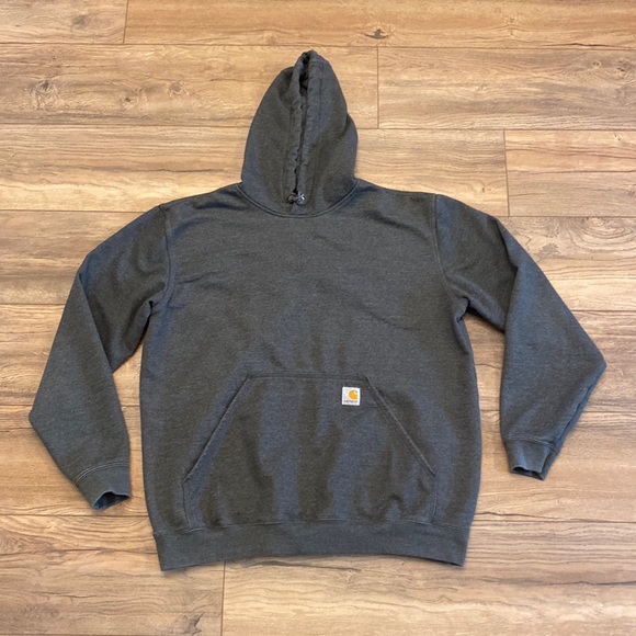 Carhartt Other - Grey Carhartt Original Fit Hoodie Sweatshirt Size Large